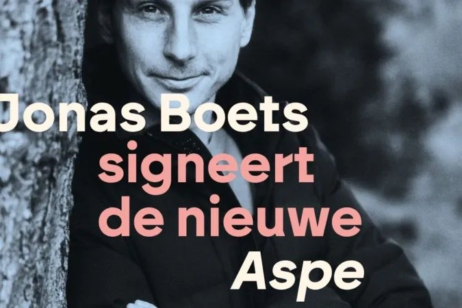 Jonas Boets signeert de nieuwe Aspe in Antwerpen