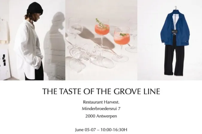 The Taste of the Grove Line brengt mode en gastronomie samen tijdens Antwerp.Fashion Festival