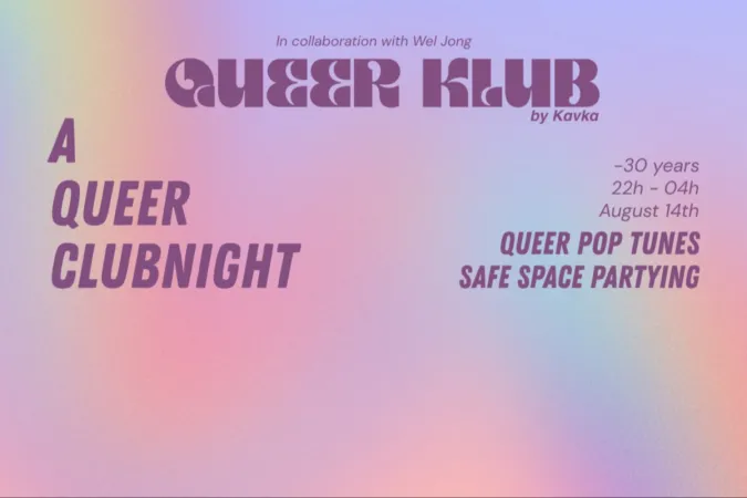Queer Klub by Kavka brengt queer pop, karaoke en extravaganza naar Antwerpen