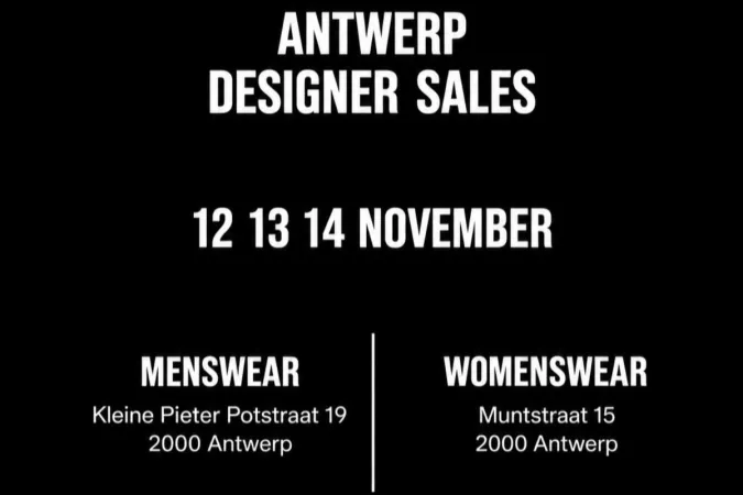 Kié Einzelgänger organiseert exclusieve Designer Sale op twee locaties in Antwerpen